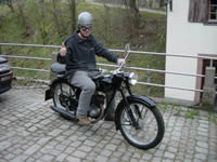 DKW RT 125W (Baujahr 1952) + Markus Krebs DKW RT 125W (Baujahr 1952) + ...