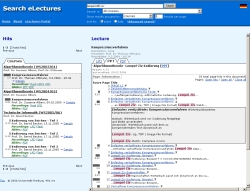 Suchmaschine für Vorlesungsau...