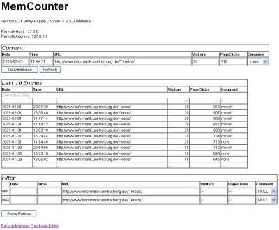 MemCounter.jsp (Screenshot)