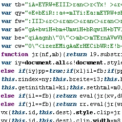 Javascript (obfocusionated program code) Javascript (obfocusionated pr...